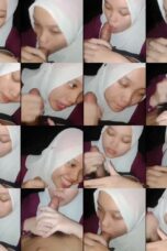 Abg Hijab Nyepong Nyampe Tumpah