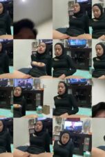 Jilbab cantik ngangkang keenakan disodok