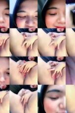 Xella Hijab Kacamata Memek Tembem Pink